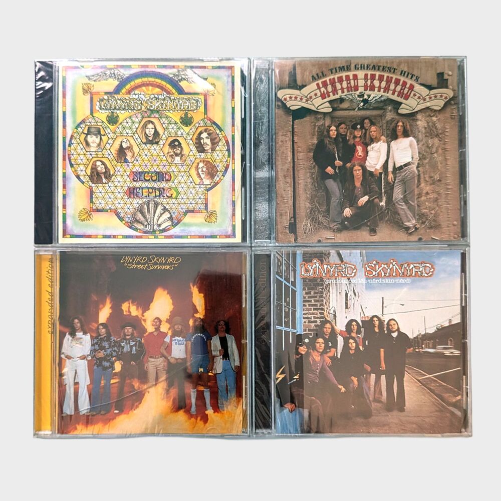 Lynyrd Skynyrd CD Lot 4 Street Survivors Greatest Hits Pronounced Second Helping